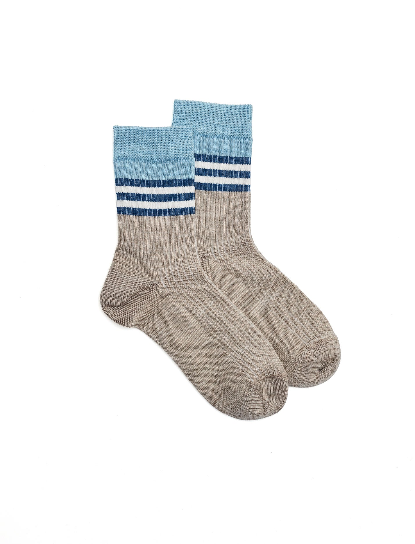 Kids Rib Sock - Seafoam