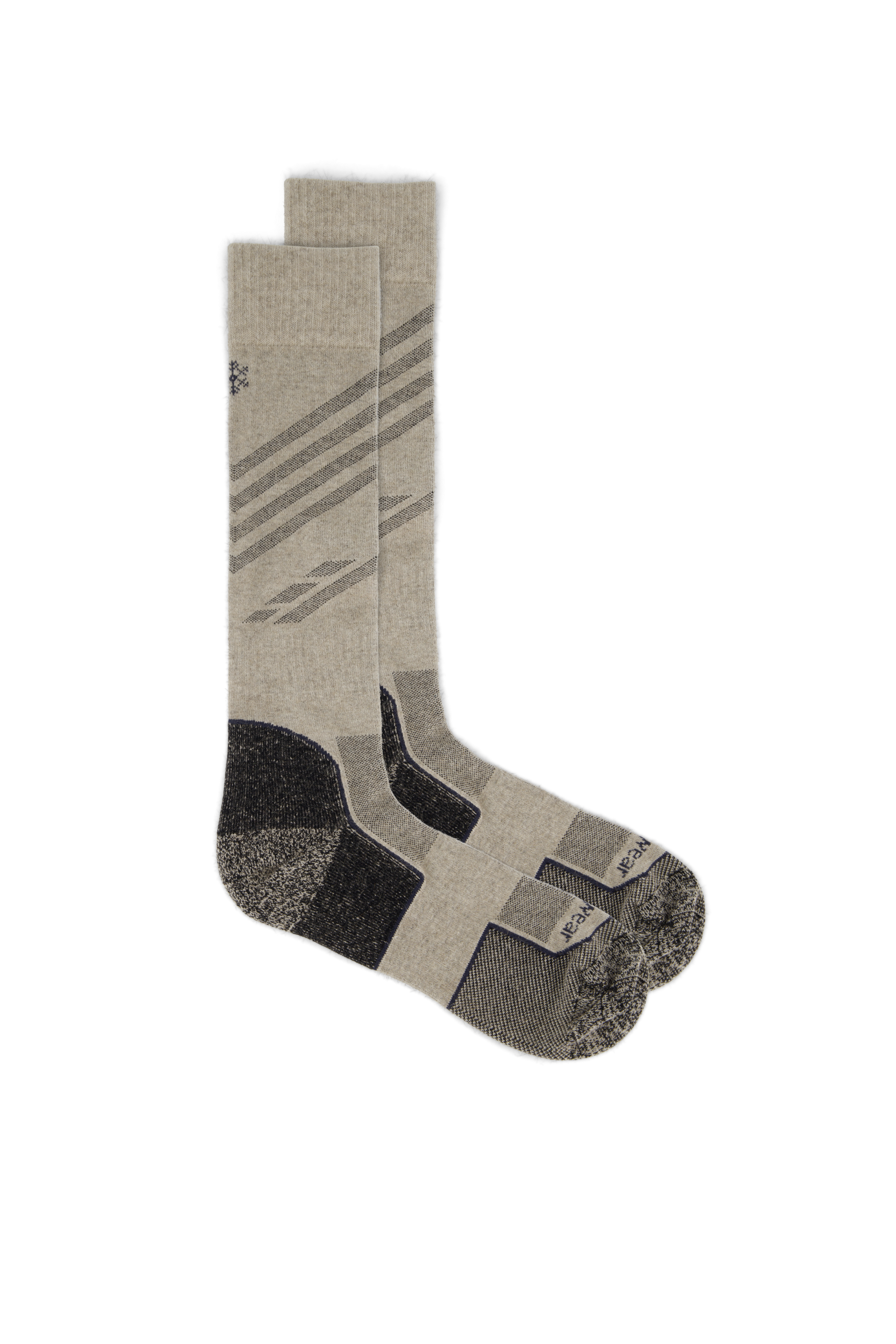 Possum Performance Ski Sock - Natural