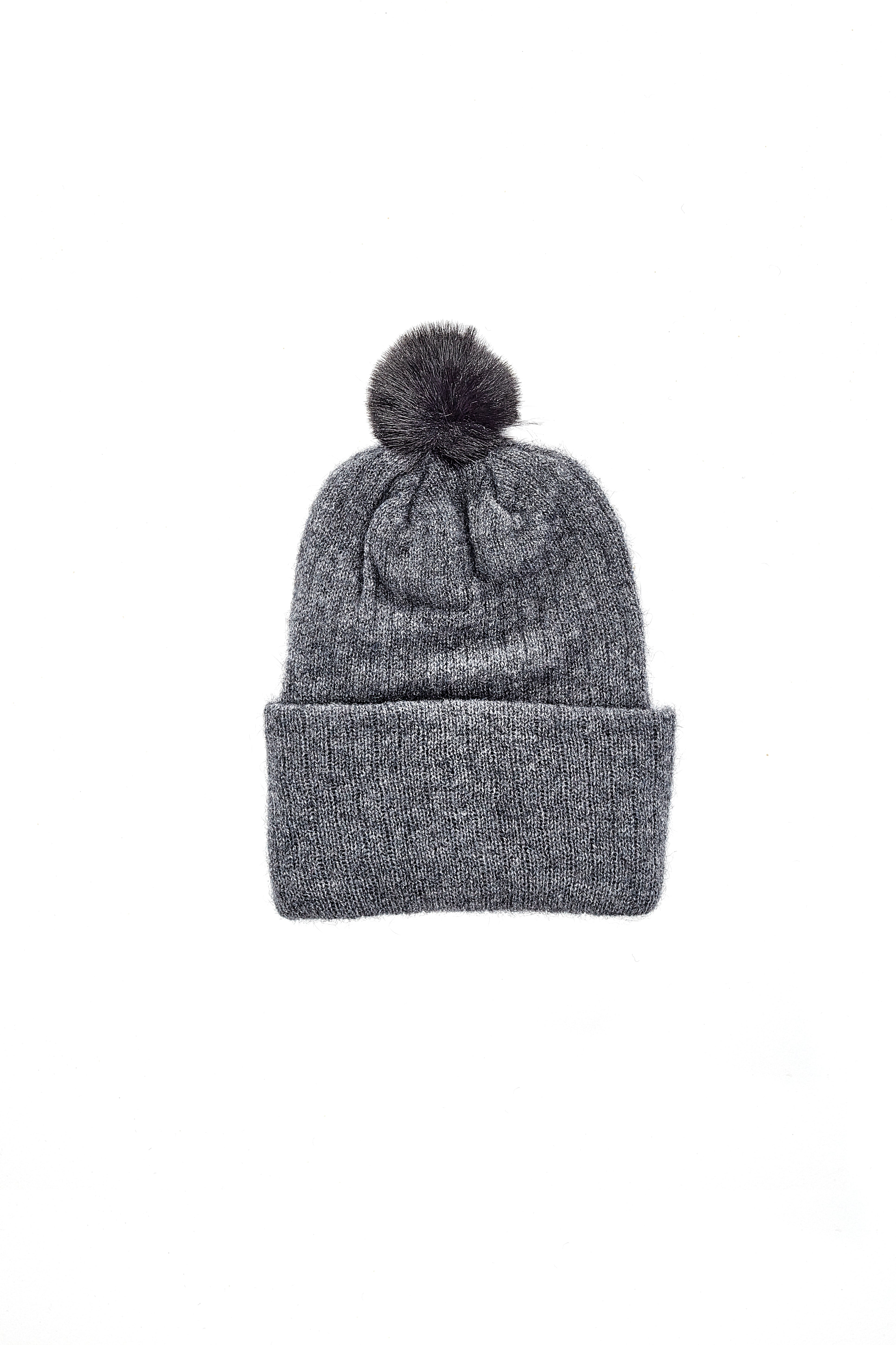 Childrens Possum Pom Pom Beanie - Riverstone