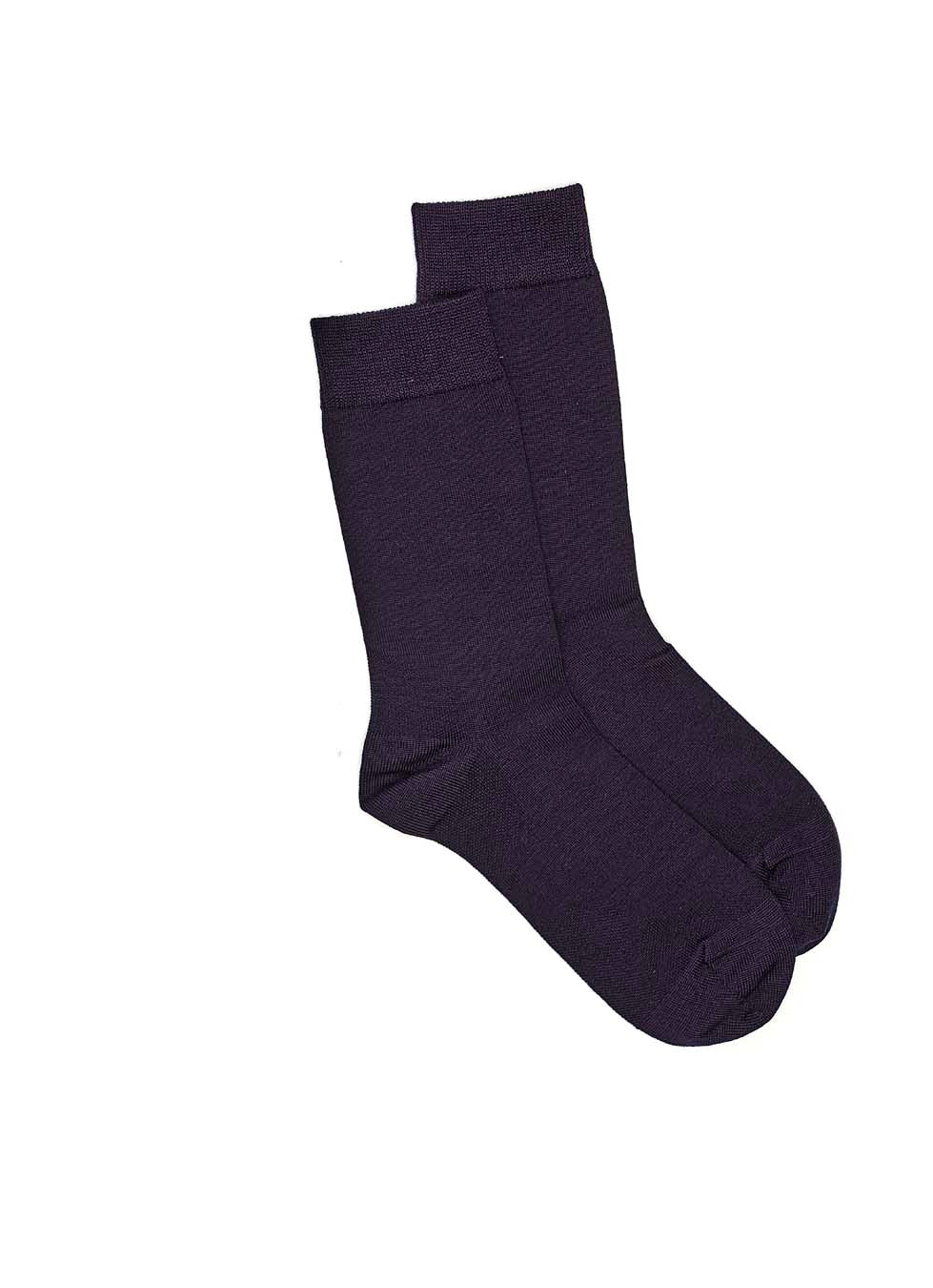 Merino Plain Sock (Mens Fit) - Navy