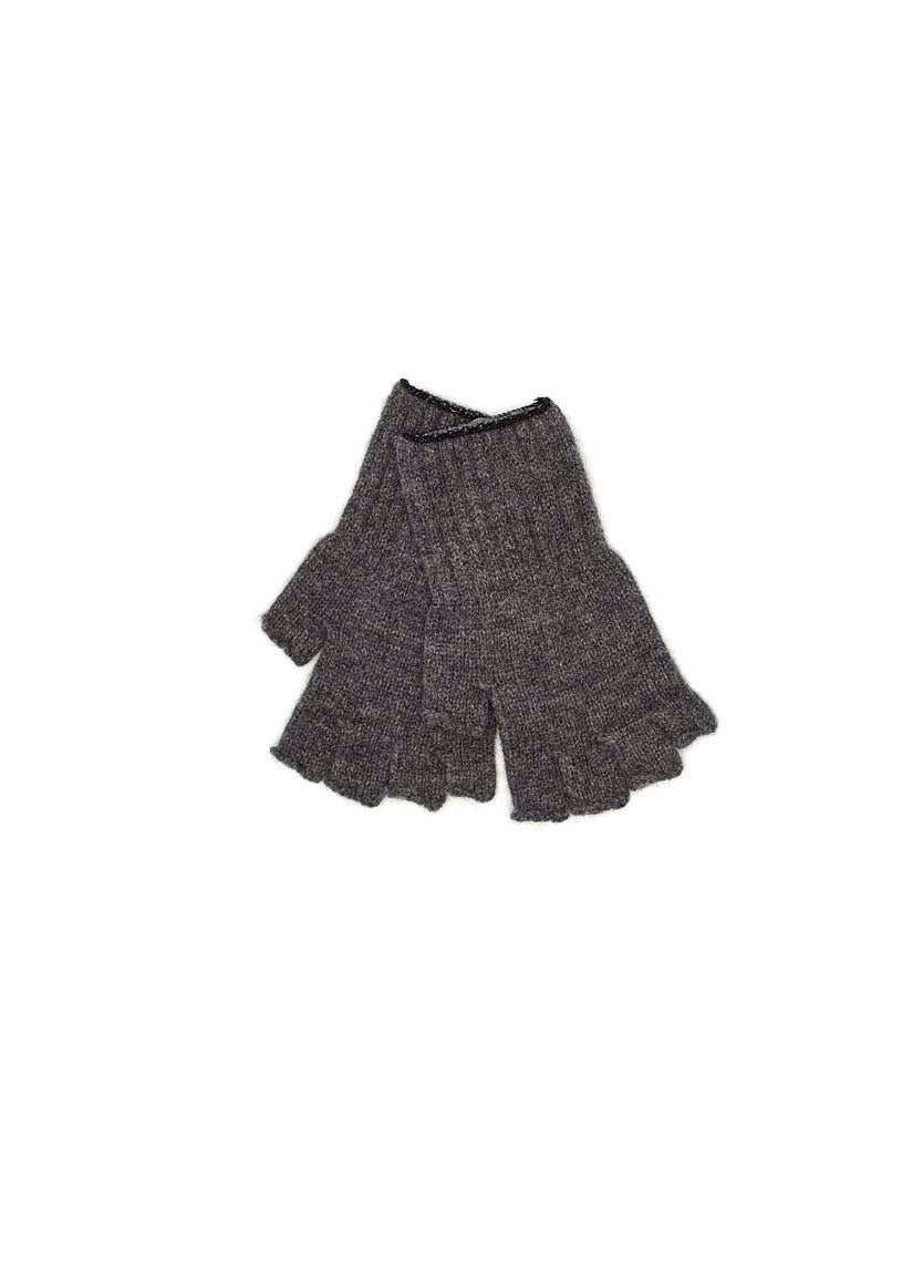 Possum Work Fingerless Glove - Grey Mix