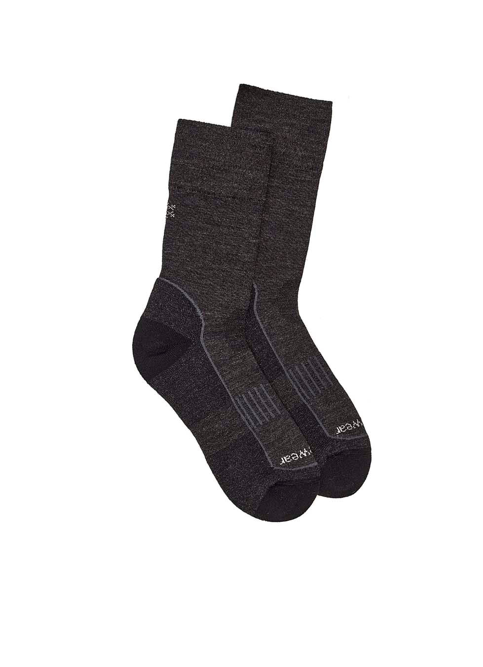 Adventurer Micro Crew Sock - Charcoal with Dark Grey trim
