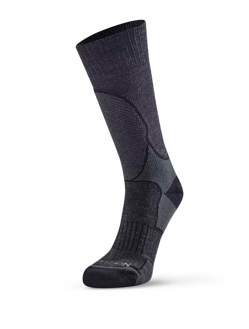 Serious Trekker Crew Sock - Charcoal