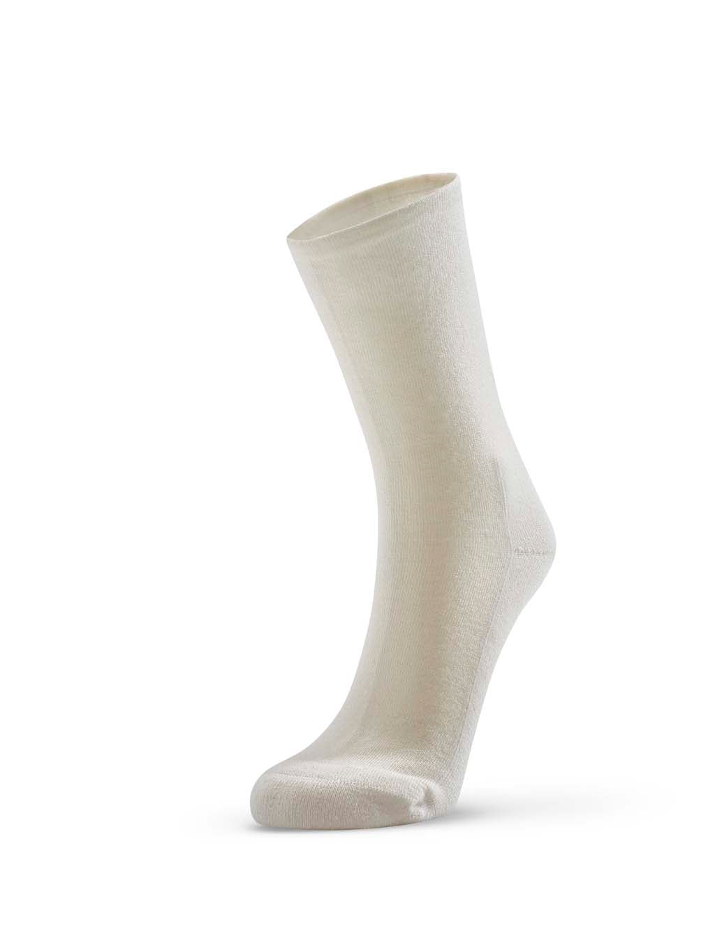 Merino Low Tension Health Sock (Womens Fit) - White