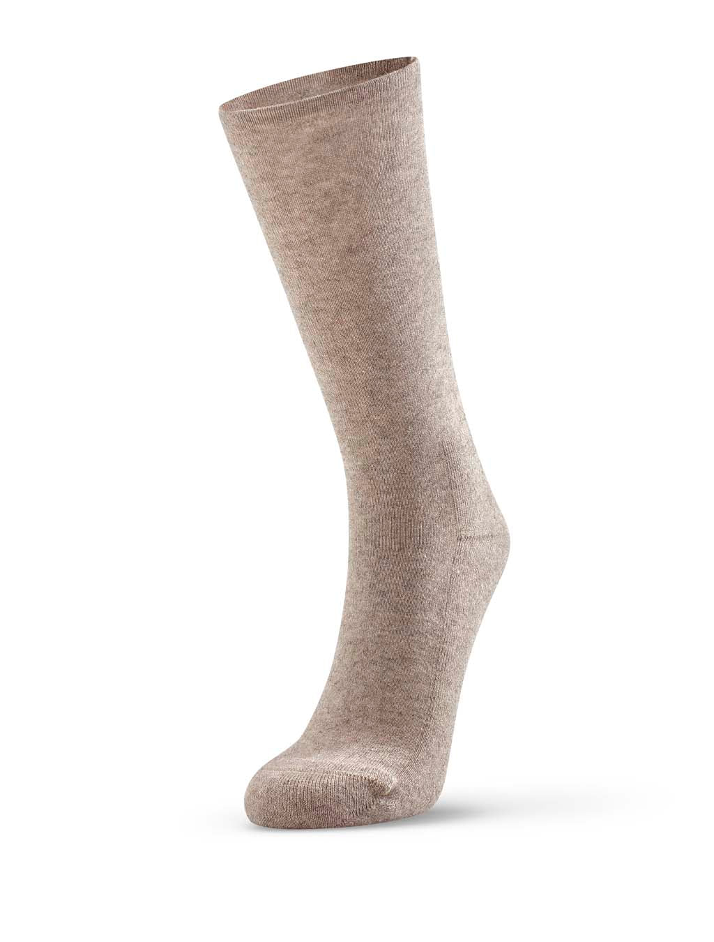 Merino Low Tension Health Sock (Mens Fit) - Wheat