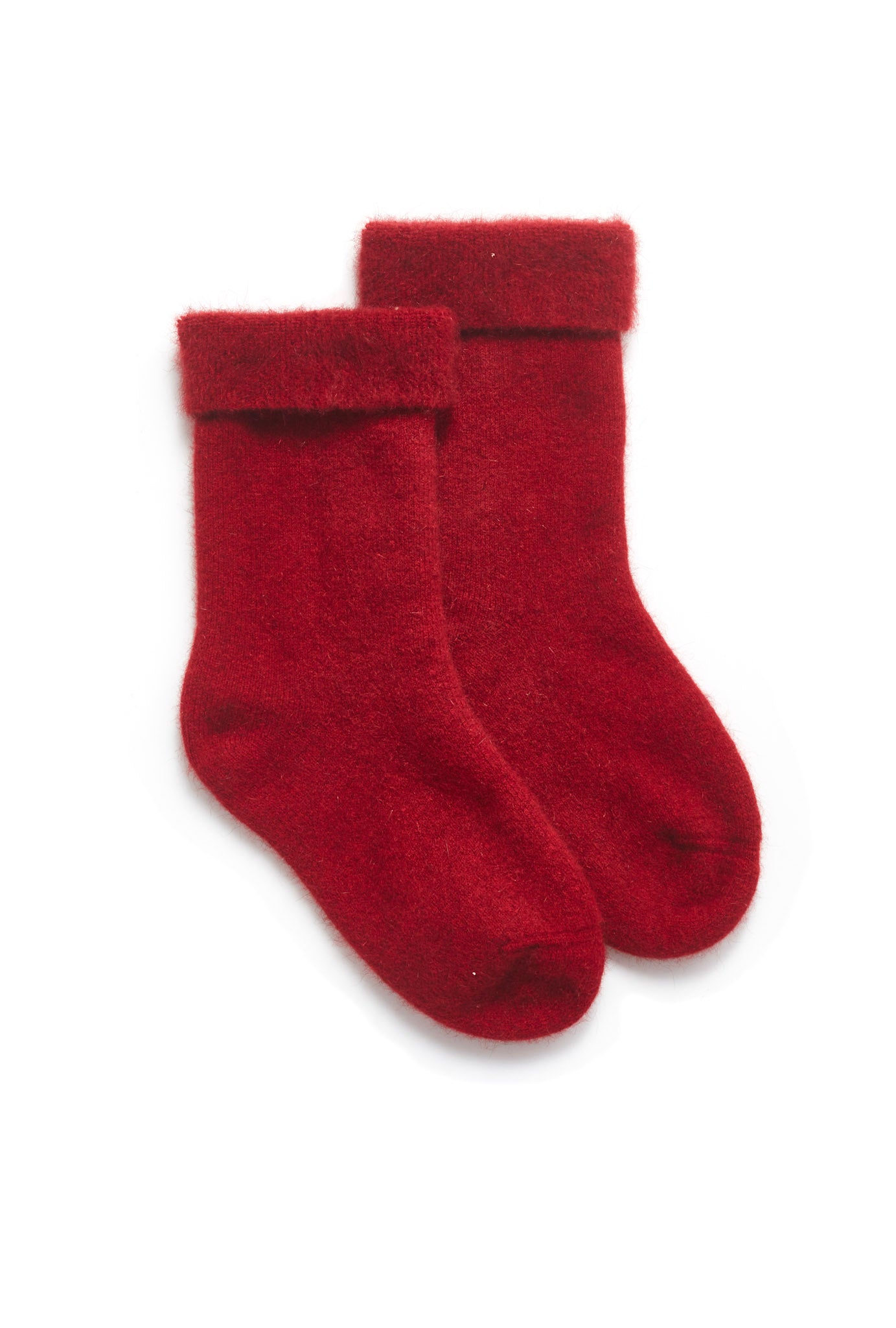 Possum Merino Bed Socks - Berry