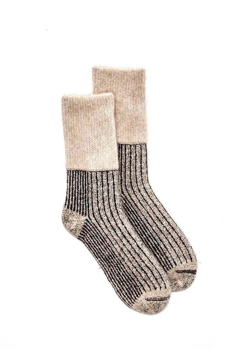 Premium Soft Top Sock - Natural