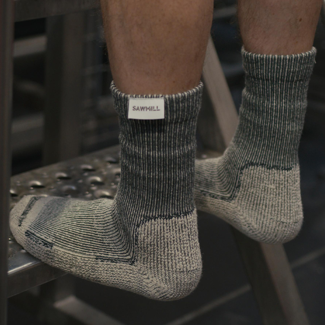 Sawmill x Norsewear Brewing Sock - Olive